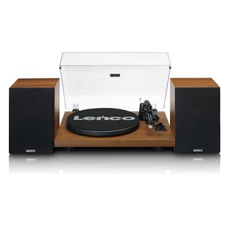 Lenco LS-480WD Turntable with Amplifier & Speakers Wood