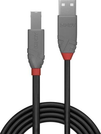 Lindy Anthra Line - USB cable - USB to USB Type B - 7.5 m