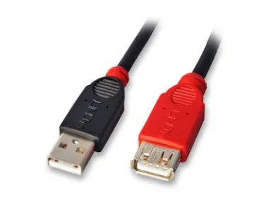 Lindy USB 2.0 Slimline Active Extension Cable - USB extension cable - USB to USB - 5 m