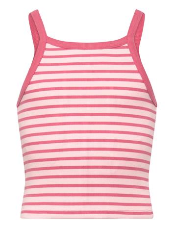 Mango Striped Strap T-Shirt - Navy - 11-12