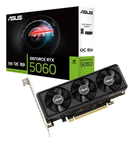 ASUS GeForce RTX 5060 Low Profile BRK OC - 8GB GDDR7 RAM - Näytönohjaimet