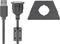 Pro USB 2.0 Hi-Speed extension cable with mounting bracket black – kuva 2