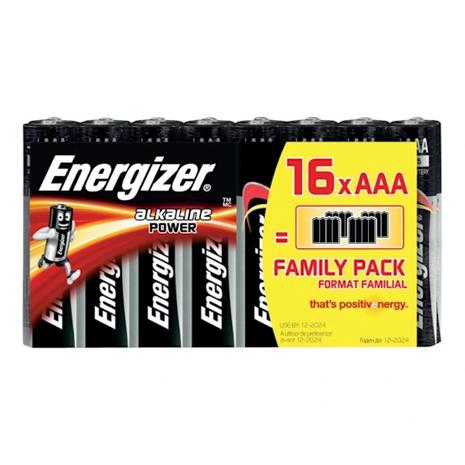 Energizer Alkaline Power Alkaliparisto AAA, 1,5 V, 16 kpl AAA