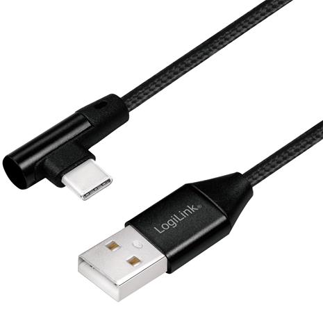 LogiLink Kaapeli USB-A - USB-C, 0,3m CU0137 CU0137