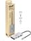 Club 3D USB Gen2 Type-C PD Lataus 1.5A -hubi, Harmaa – kuva 3