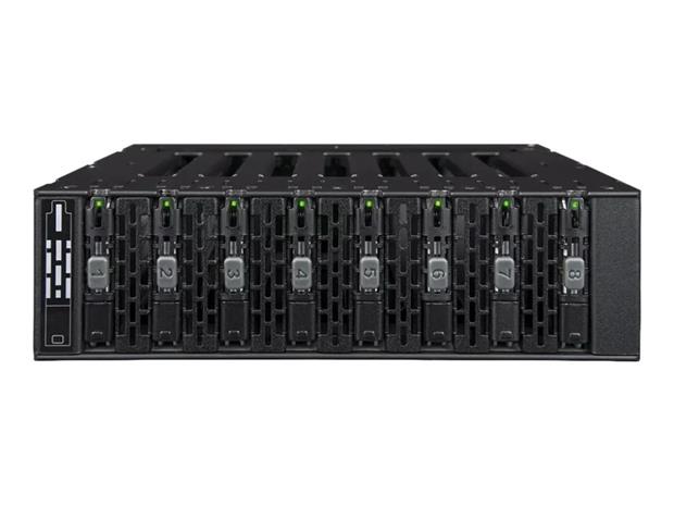 Icy dock ToughArmor MB873MP-B V2 - storage drive cage - PCIe 4.0