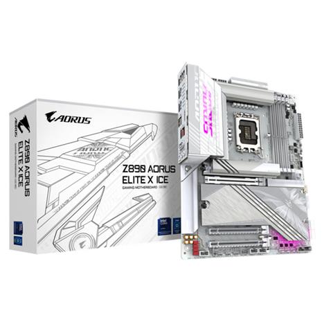 GIGABYTE Z890 AORUS ELITE X ICE Emolevy - Intel Z890 - Intel LGA1851 socket - DDR5 RAM - ATX