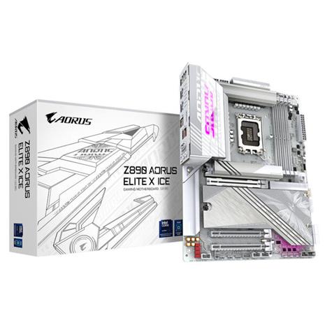 GIGABYTE Z890 AORUS ELITE X ICE Emolevy - Intel Z890 - Intel LGA1851 socket - DDR5 RAM - ATX