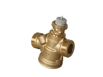 Danfoss control valve/flow limiter brass 15mm kvs 2.7 2-way