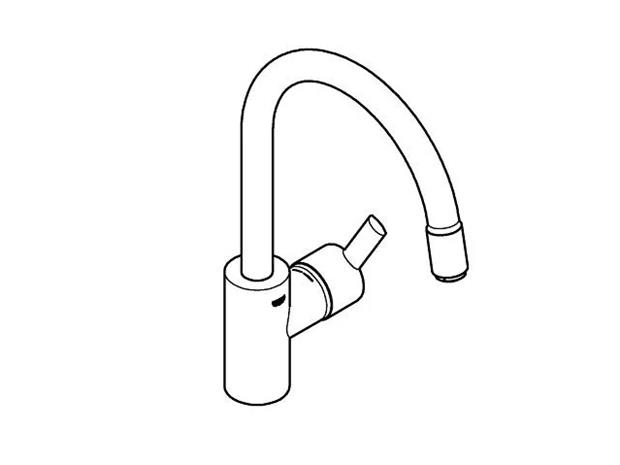 Grohe Feel, Keittiöhana, Kromi