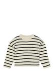Huttelihut Pullover Knit Yd Stripe - Cream - 104