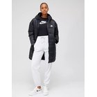 Nike naisten pitkä talvitakki NSW SYN TF RPL HD PARKA, musta