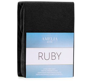 Kuminauha 140–160×200+30 musta AH Ruby