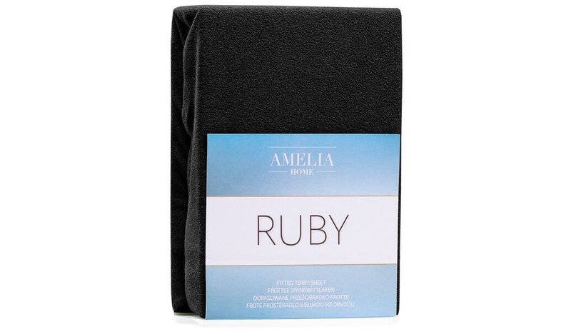 Kuminauha 140–160×200+30 musta AH Ruby