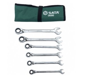 Sata sarja 6 yhdistelmäavainta räikkä