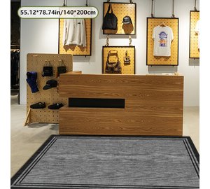 Zulida Sametti Liukumaton Matto, 55 * 79 coliu / 140 * 200 cm
