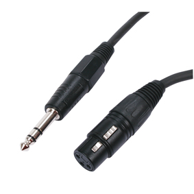 6.3mm stereo uros - XLR naaras, kaapeli – kuva 3/8