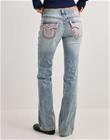 True Religion - Sininen - Applique Becca Mr Bootcut Flp