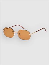 Dot Dash Focal Shiny Gold Aurinkolasit brown