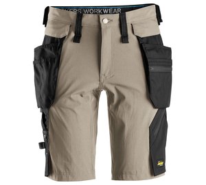 Snickers Workwear 6108-2004 Työshortsit khaki/musta 64