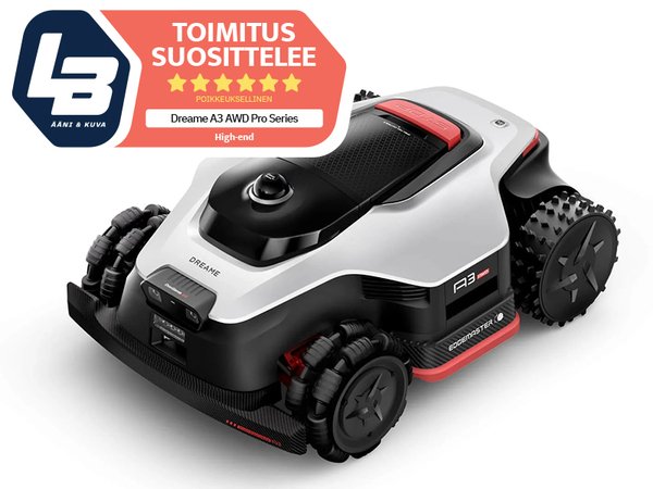 Dreame A3 AWD Pro 5000 40cm 5000m², robottiruohonleikkuri