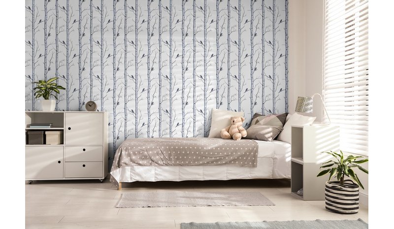 Rutger Blue - 1063901-03 Tapetti