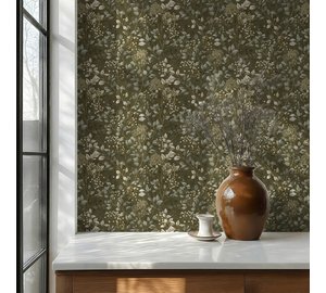 Mattias Dark Green - 1102601-06 Tapetti