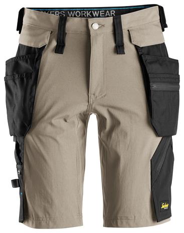 Snickers Workwear 6108-2004 Työshortsit khaki/musta 58