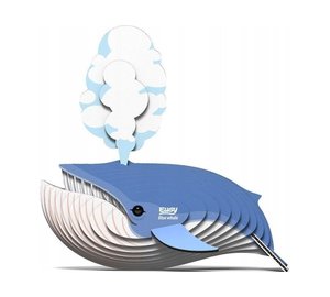 Fat Brain Toys Eugy the Blue Whale - 3D Eco Puzzle - 3D-palapeli
