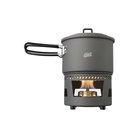 ESBIT Cookset with alcohol burner, Purkki, Alumiini, 1,5 L, Alumiini, Musta, Alumiini, 15,4 cm