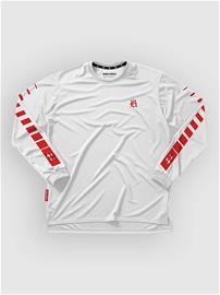 Loose Riders Shutter Long Sleeve Jersey white red Miehet