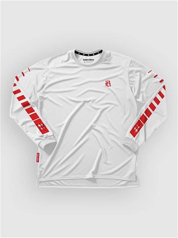 Loose Riders Shutter Long Sleeve Jersey white red Miehet