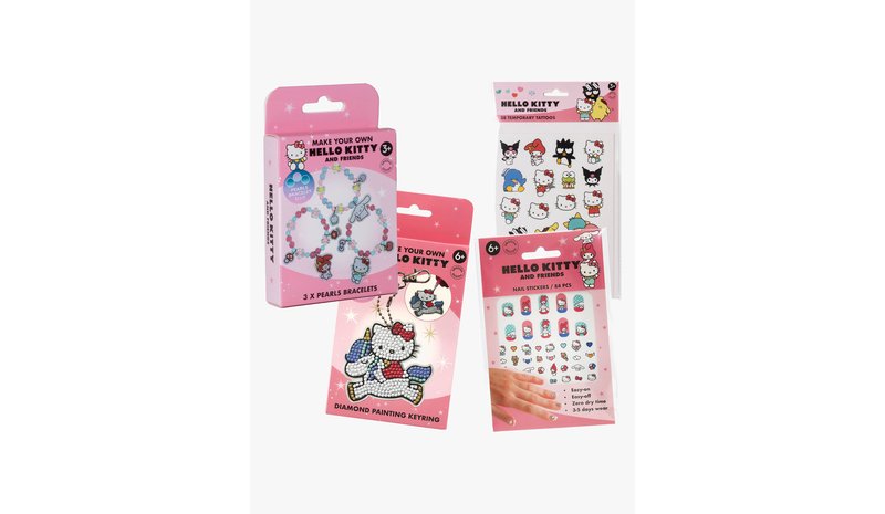 Hello Kitty Askartelusetti + Tatuoinnit
