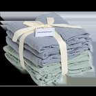 Mininor Global - Organic Muslin Cloth - 6pcs Grey seal/Willow Green (10263)