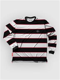 Loose Riders Baseline Long Sleeve Jersey black white Miehet