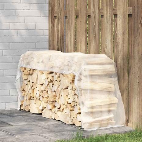 vidaXL Kirkas pressu rengaskaihtimilla 1x3 m polyeteeni
