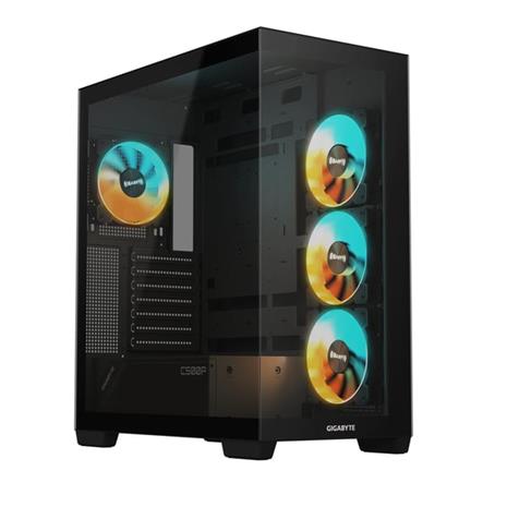 Gigabyte C500 Panoramic Stealth Mid-Tower ATX Case RGB Black