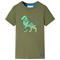Lasten T-paita khaki 104 – kuva 2