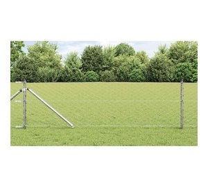vidaXL Langoitettu este piikeillä 25 x 0,6 m (L x K)