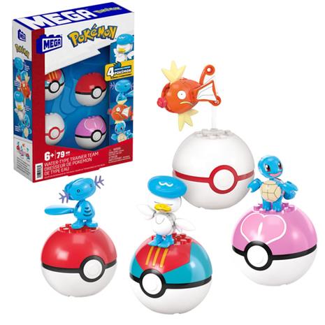 Pokemon: Mega Construction -Water-type Trainer Team Building Kit GADGET