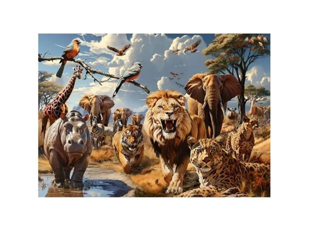 Educa Wild Animals 1000p palapeli