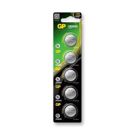 GP-Paristo CR2025 Lithium, 5 kpl