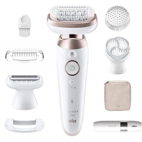 Braun Silk-épil 9 Flex 9-360 3D, epilaattori-ihonhoitolaite