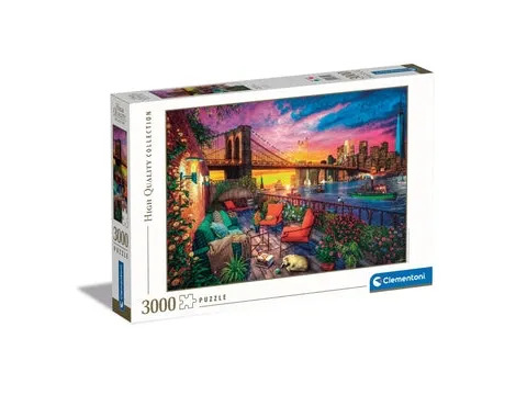 3000 pcs High Quality Collection Manhattan Balcony Sunset – kuva 7/8