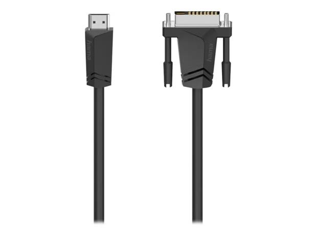 Hama Connecting Cable HDMI Plug - DVI/D Plug 1.5 m