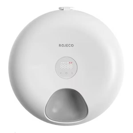 Automaattinen lemmikkieläinten ruoka-annostelija Rojeco RWSQ-07, 6x200 ml, valkoinen