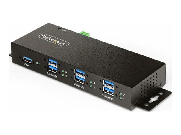 Startech 7-Port Managed Industrial 5Gbps -USB-hubi
