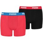 Puma Alusvaatteet Basic Boxer Black Red, Lastenvaatteet