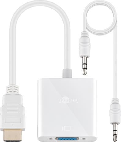 Pro HDMI - VGA adapter - Valkoinen