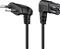 Pro Euro connection cord both ends angled 0.3 m black – kuva 7